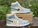 Authentic Air Jordan 1 Zoom CMFT “Celestine Blue” GS