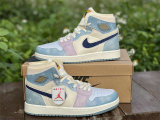 Authentic Air Jordan 1 Zoom CMFT “Celestine Blue” GS
