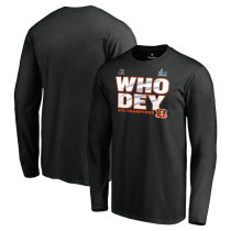 Cincinnati Bengals Fanatics Branded 2021 AFC Champions Hometown Long Sleeve T-Shirt - Black