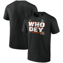 Cincinnati Bengals Fanatics Branded 2021 AFC Champions Big & Tall Hometown T-Shirt-Black