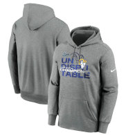 Los Angeles Rams Nike Super Bowl LVI Champions Slogan Hoodies-Gray