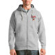 Cincinnati Bengals Antigua Super Bowl LVI Bound Victory Full-Zip Hoodie - Heathered Gray
