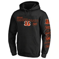 Cincinnati Bengals Fanatics Branded 2021 AFC Champions Big & Tall Hollywood Action Pullover Hoodie - Black