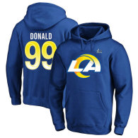 Aaron Donald Los Angeles Rams LVI Bound Hoodies-Royal Blue