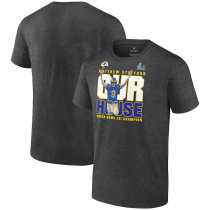 Matthew Stafford Los Angeles Rams Fanatics Branded Super Bowl LVI Champions Hometown T-Shirt - Charcoal