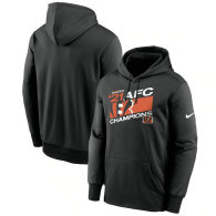 Cincinnati Bengals Nike 2021 AFC Champions Iconic Pullover Hoodie - Black