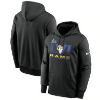 Los Angeles Rams Nike Super Bowl LVI Bound No Limits Therma Hoodies-Black