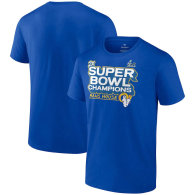 Los Angeles Rams Fanatics Branded Super Bowl LVI Champions Parade Celebration T-Shirt - Royal Blue