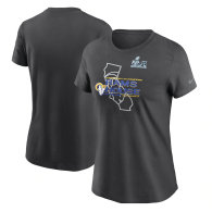 Los Angeles Rams Nike Women's Super Bowl LVI Champions Hometown T-Shirt - Anthracite Black