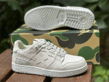Authentic A Bathing Ape Bape SK8 Sta Triple White
