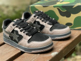 Authentic A Bathing Ape Bape SK8 Sta Dirty Pink Black