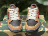 Authentic A Bathing Ape Bape SK8 Sta Brown Orange Black