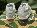 Authentic A Bathing Ape Bape SK8 Sta Grey White