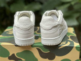 Authentic A Bathing Ape Bape SK8 Sta Triple White