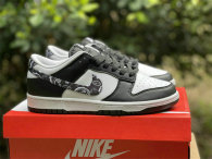 Authentic Nike Dunk Low  “Black Paisley”