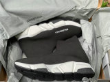 Authentic Balenciaga Speed Trainer White/Noir/Black