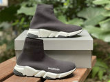Authentic Balenciaga Speed Trainer White/Noir/Black