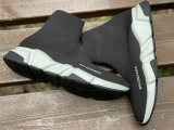 Authentic Balenciaga Speed Trainer White/Noir/Black