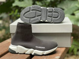 Authentic Balenciaga Speed Trainer White/Noir/Black