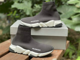 Authentic Balenciaga Speed Trainer White/Noir/Black