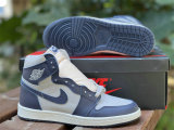 Authentic Air Jordan 1 High 85 “Georgetown” GS