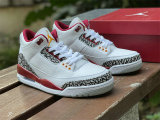 Authentic Air Jordan 3 “Cardinal Red”