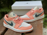 Authentic Air Jordan 1 Low “Light Madder Root”