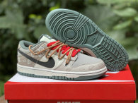Authentic Nike Dunk Low Sail/Vintage Green