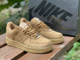 Authentic Supreme x Nike Air Force 1 Low “Flax”