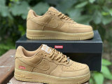 Authentic Supreme x Nike Air Force 1 Low “Flax”