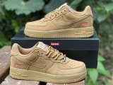 Authentic Supreme x Nike Air Force 1 Low “Flax”