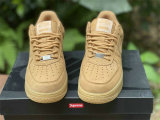 Authentic Supreme x Nike Air Force 1 Low “Flax”