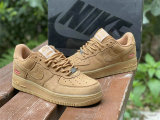 Authentic Supreme x Nike Air Force 1 Low “Flax”