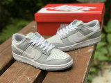 Authentic Nike Dunk Low Pure Platinum/White-Wolf Grey