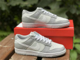 Authentic Nike Dunk Low Pure Platinum/White-Wolf Grey