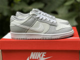Authentic Nike Dunk Low Pure Platinum/White-Wolf Grey