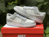 Authentic Nike Dunk Low Pure Platinum/White-Wolf Grey