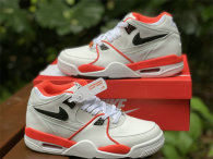 Authentic Nike Air Flight 13 Mid White/Orange