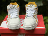 Authentic Nike Air Flight 13 Mid White/Gold