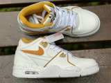 Authentic Nike Air Flight 13 Mid White/Gold