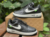 Authentic LV x Nike Air Force 1 Low Black/White