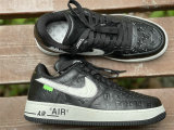Authentic LV x Nike Air Force 1 Low Black/White