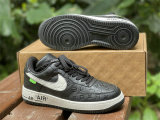 Authentic LV x Nike Air Force 1 Low Black/White