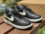 Authentic LV x Nike Air Force 1 Low Black/White
