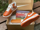 Authentic LV x Nike Air Force 1 Low Orange/White