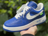 Authentic LV x Nike Air Force 1 Low Blue/White
