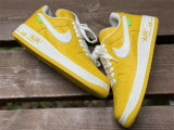 Authentic LV x Nike Air Force 1 Low Yellow/White