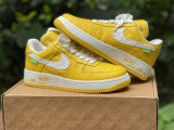 Authentic LV x Nike Air Force 1 Low Yellow/White