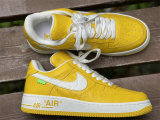 Authentic LV x Nike Air Force 1 Low Yellow/White
