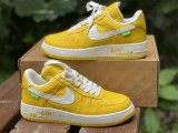 Authentic LV x Nike Air Force 1 Low Yellow/White